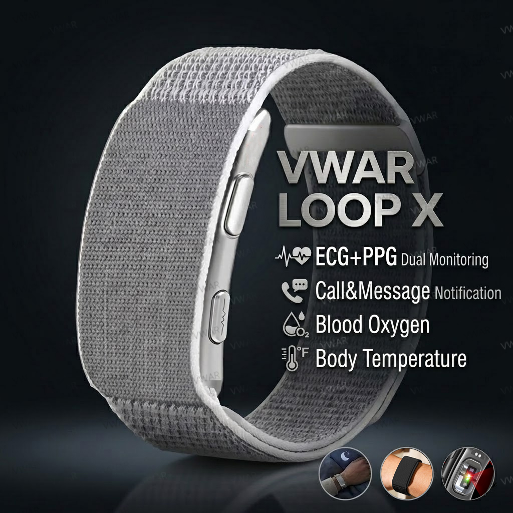Smartwatch X - VWAR Loop X ECG 스마트 팔찌