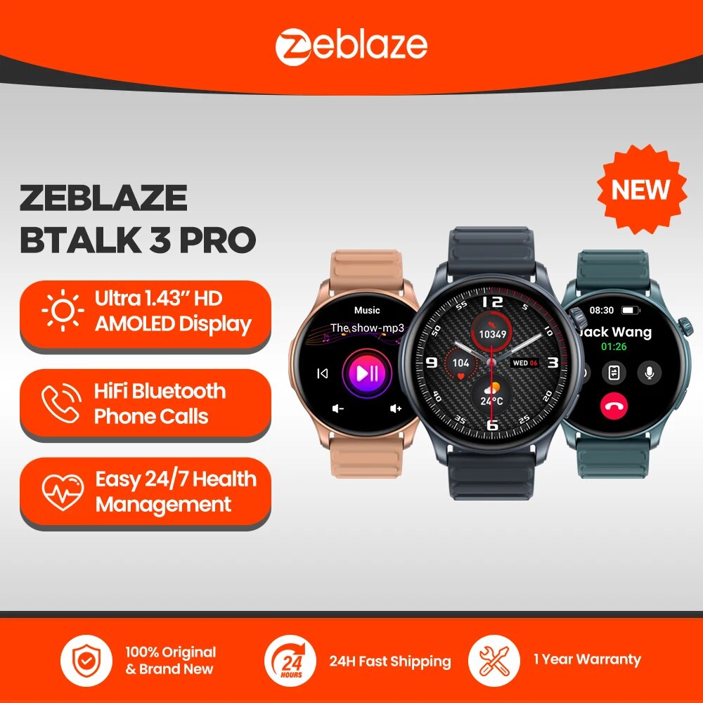 Smartwatch Face - 새로운 Zeblaze Btalk 3 PRO 1.43
