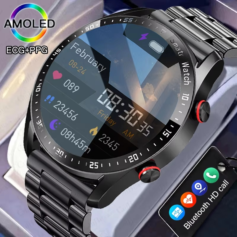 Smartwatch Face - 스포츠 스마트워치 남녀공용 HD 화면 ECG+PPG