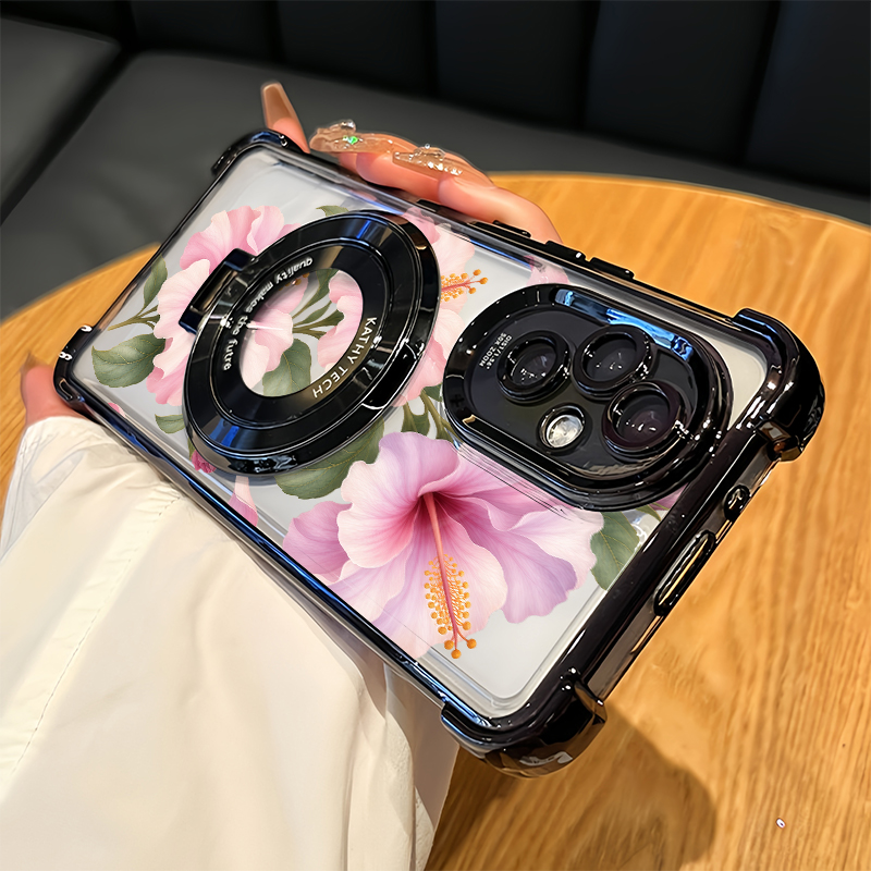 핑크 히비스커스 꽃무늬 OPPO A98 A97 A95  - Oppo A78 리뷰 및 가격