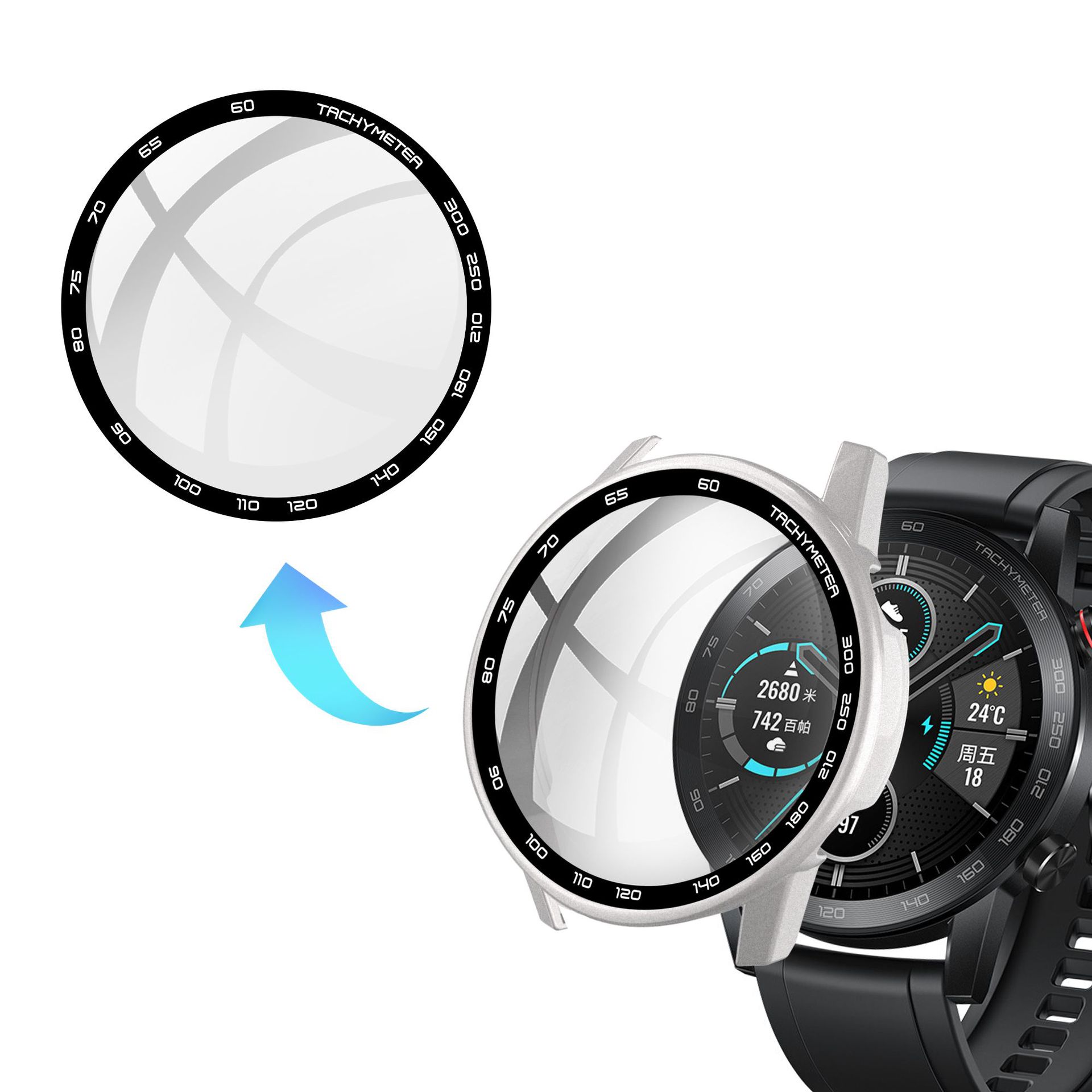 화웨이 명예 매직 시계 2 46MM Magic2 보호  - Motorola Smartwatch Accessories 리뷰 및 가격