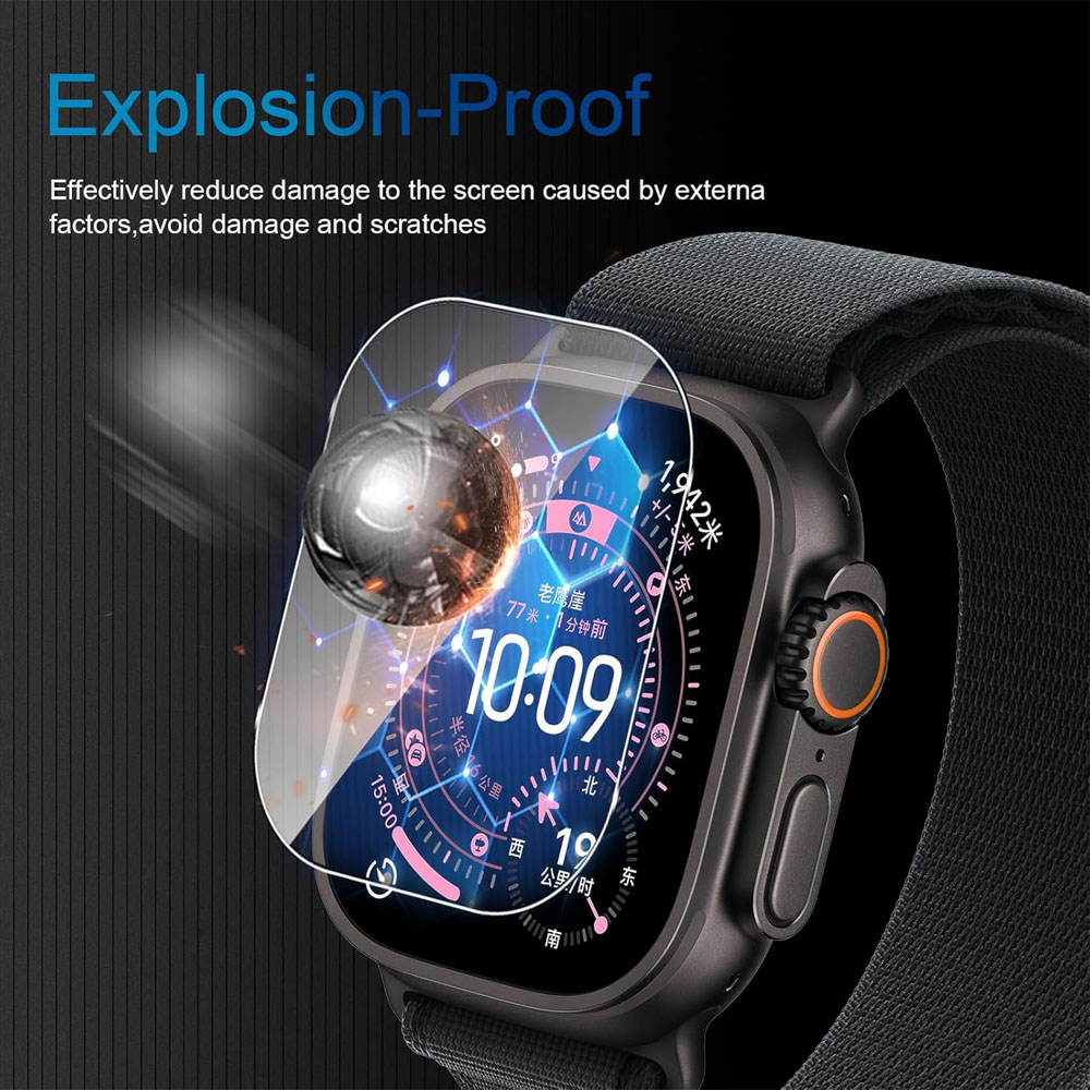 애플 워치 울트라 4, 3, 2, 49mm용 강화 유리 - Apple Smartwatch Accessories 리뷰 및 가격