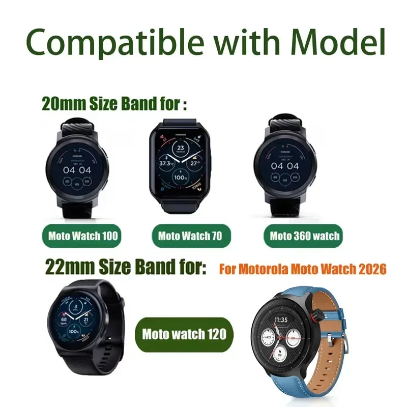모토로라 모토 워치 120 2026용 20mm 22mm - Motorola Smartwatch Accessories 리뷰 및 가격