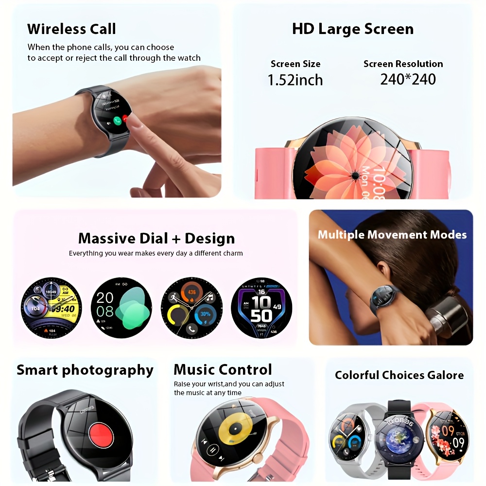 LAXASFIT 2026 스마트워치 1.52인치 HD  - Smartwatch Face 리뷰 및 가격