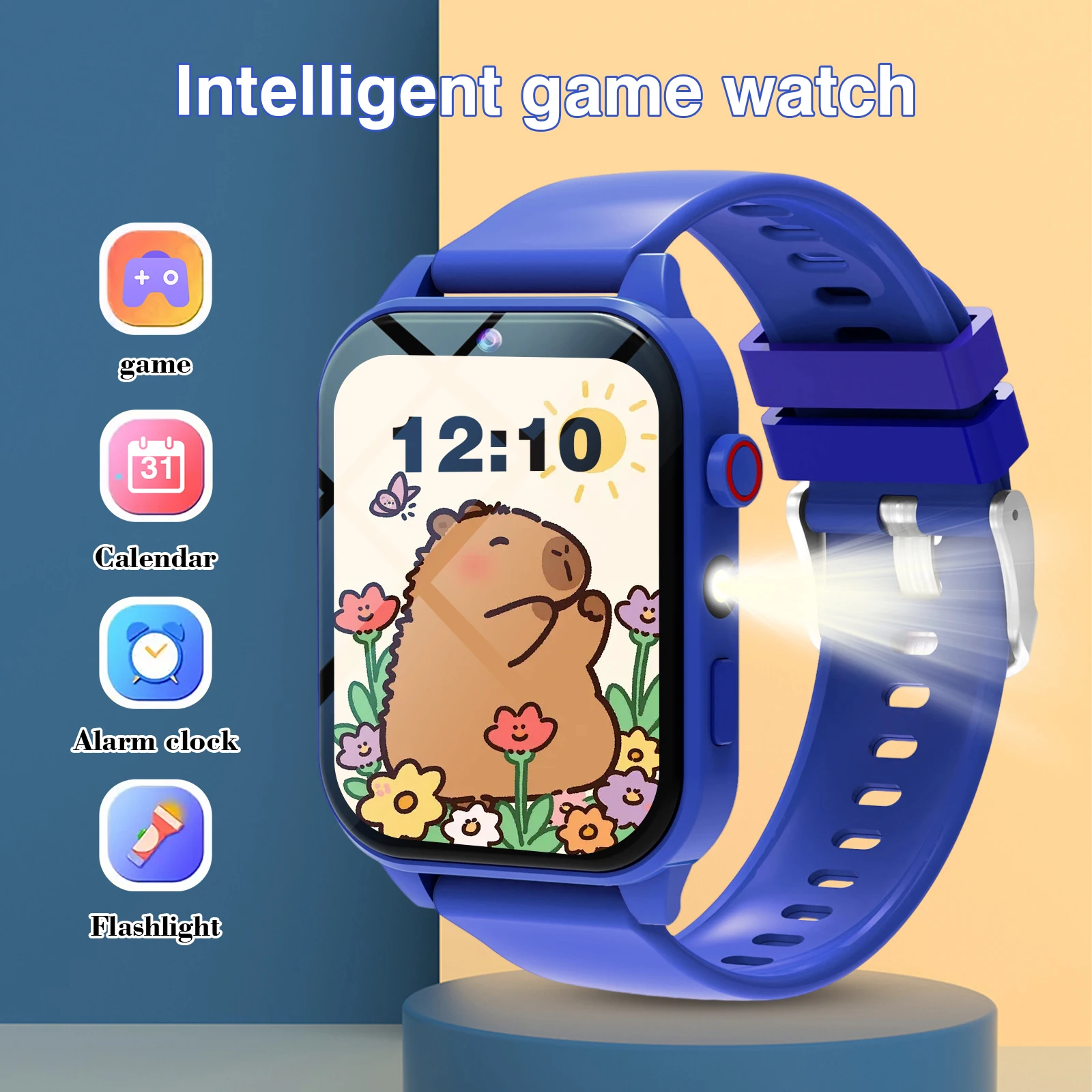 어린이용 스마트 시계 18개 게임 카메라 방수 손전등  - Smartwatch Touch 리뷰 및 가격