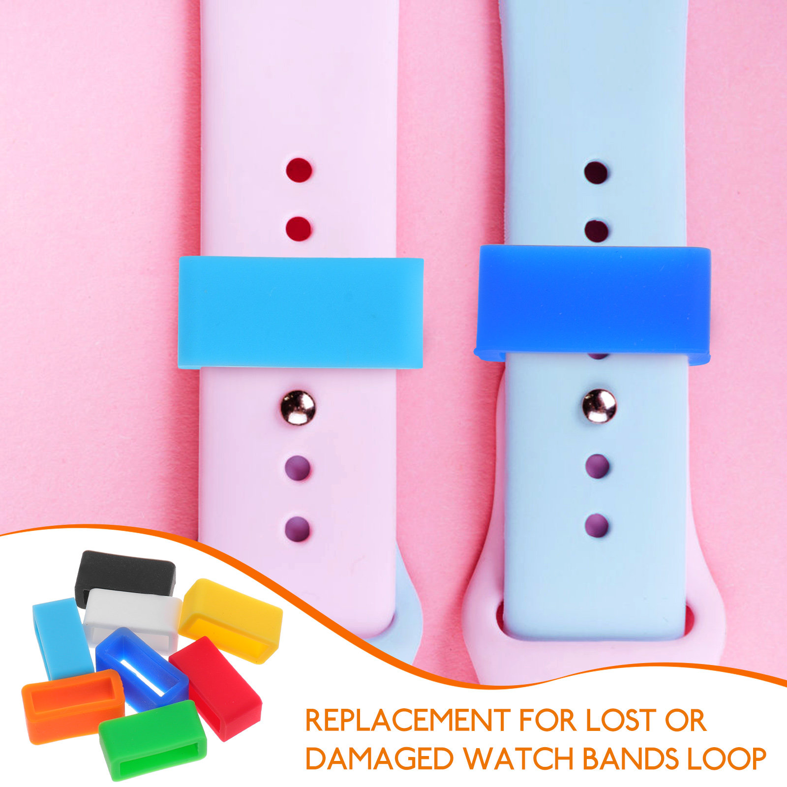 8개입 전문가용 시계줄 버클 링, 14mm 링 고정 장 - Silicone Band Replacement 리뷰 및 가격