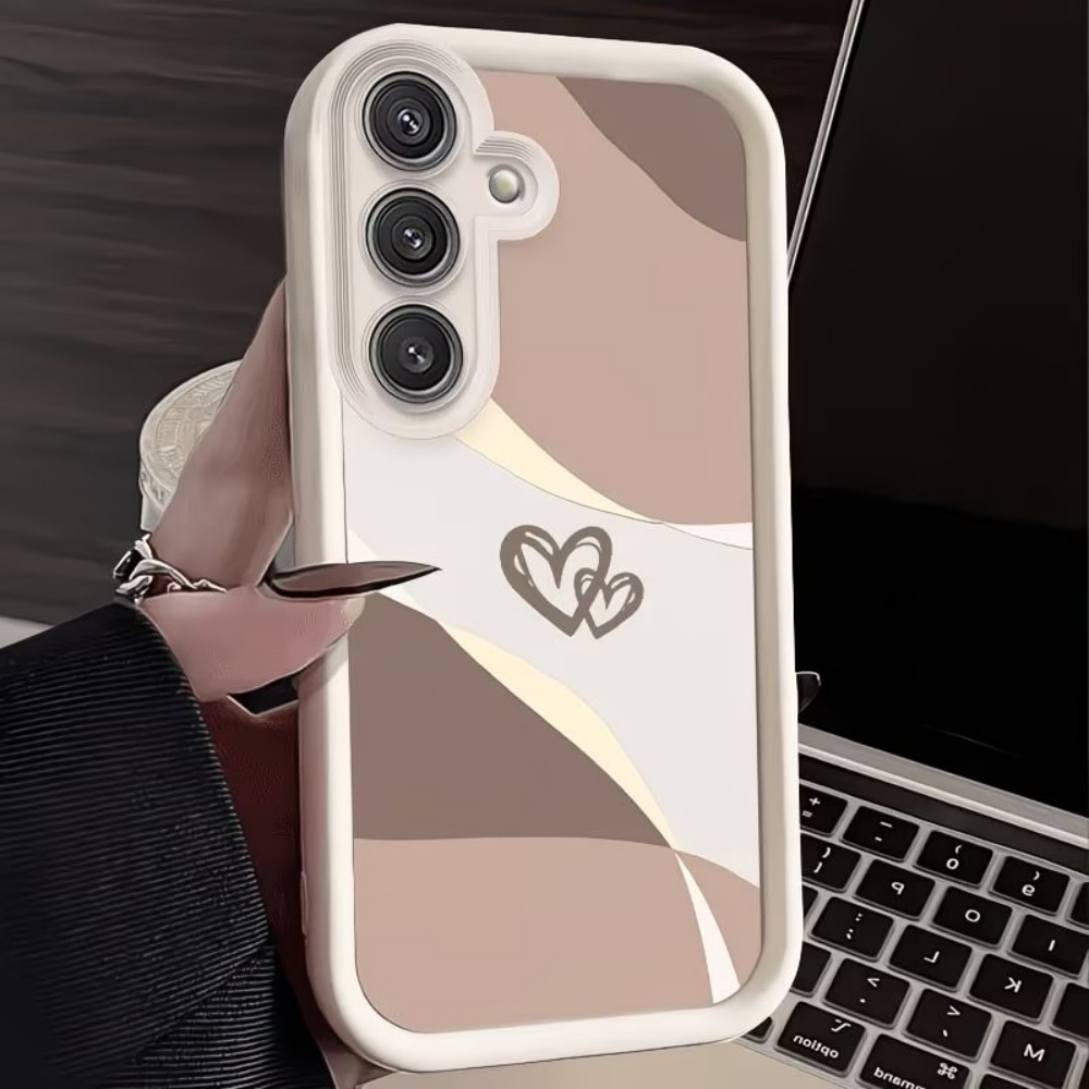 멋진 사랑 하트 무늬 충격 방지 소프트 TPU 폰 케이 - Samsung Galaxy S25 리뷰 및 가격