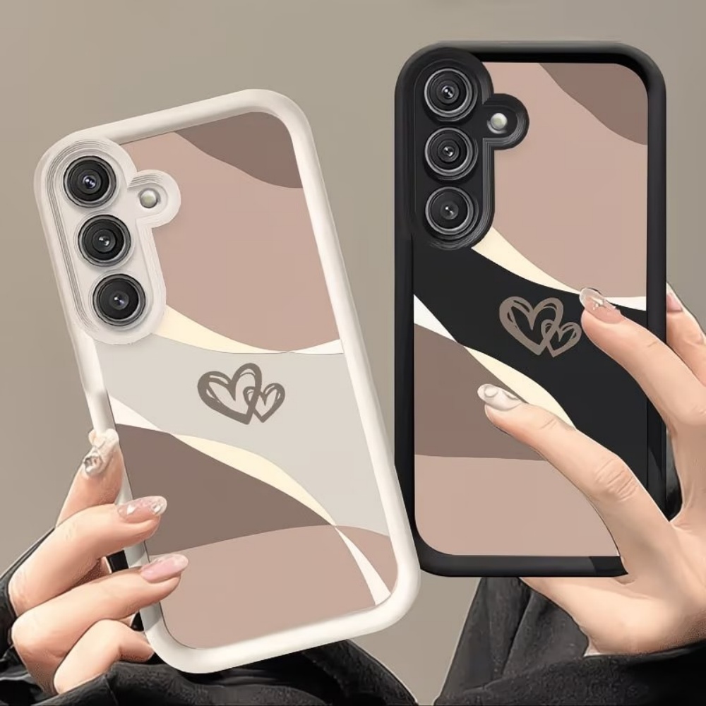 멋진 사랑 하트 무늬 충격 방지 소프트 TPU 폰 케이 - Samsung Galaxy S25 리뷰 및 가격