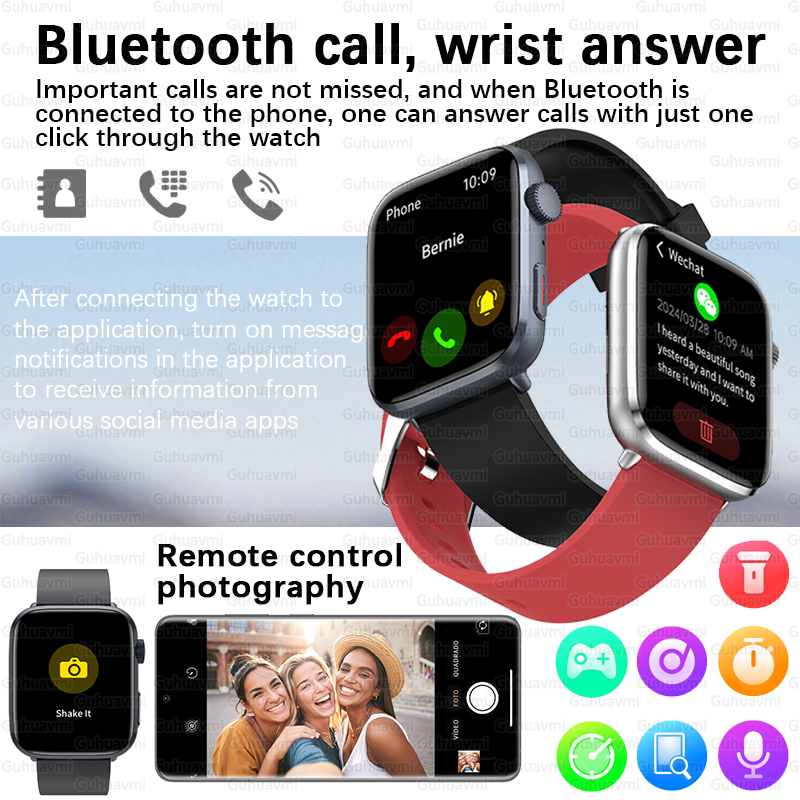 2025New NFC 스마트 워치 여성용 1.85인치  - Smartwatch Face 리뷰 및 가격